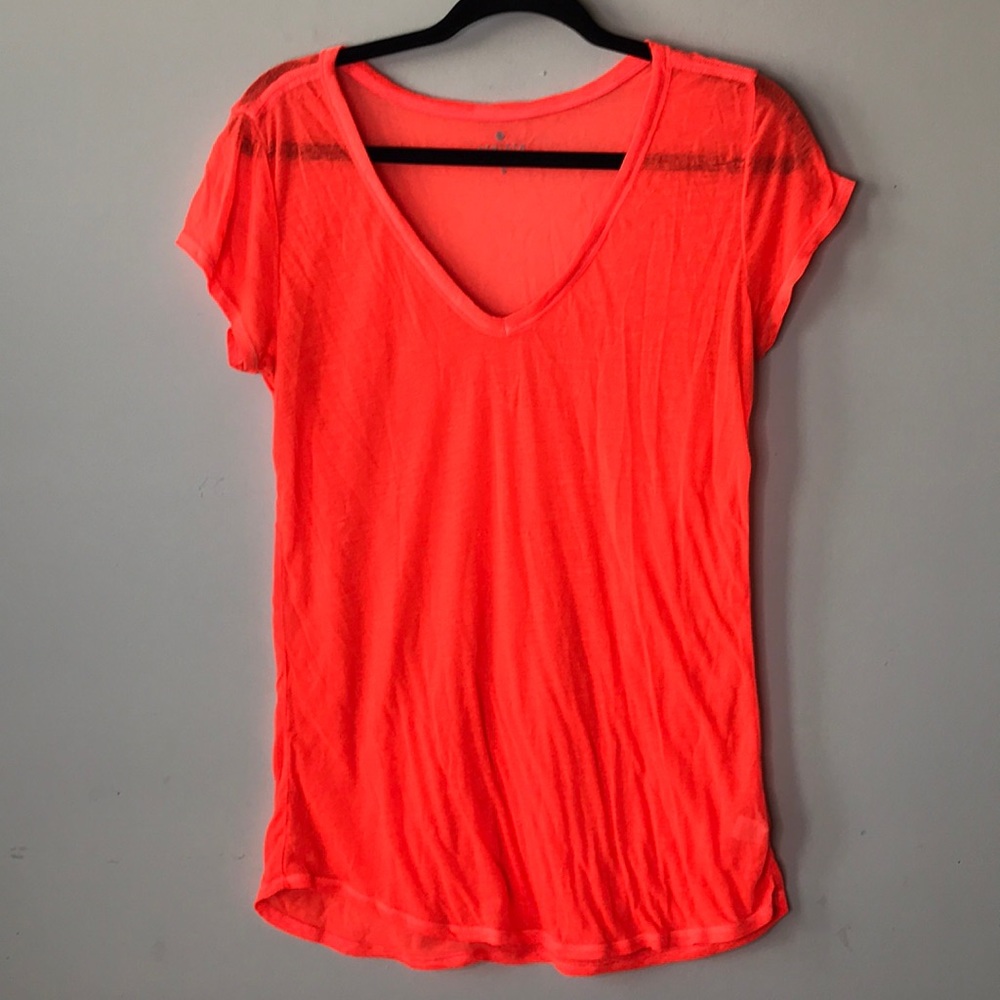 Athleta Burnout V-Neck T-Shirt